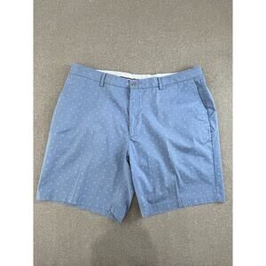 Peter Millar Mens Golf Shorts Size 40 Lake Blue Printed